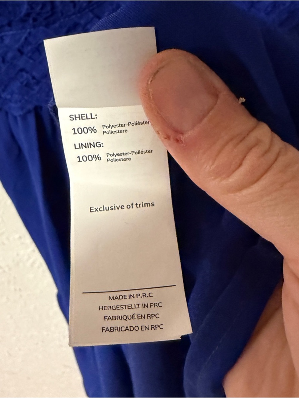 Cupshe Romantic Stroll Blue Maxi Beach Dress Medium - Picture 7 of 7